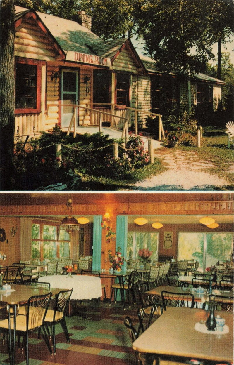 River Rest on the Pine - Vintage Postcard (newer photo)